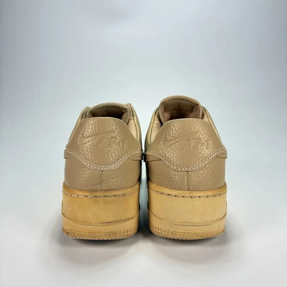 Nike Air Force 1 Sage Low Club Gold Platform Sneakers CT0012-200 Women's Size 7